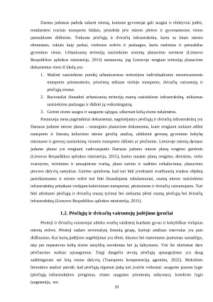 DVIRAČIŲ IR PĖSČIŲJŲ EISMO KONFLIKTINIŲ TAŠKŲ ANALIZĖ IR SPRENDIMŲ SIŪLYMAI. Paveikslėlis 10