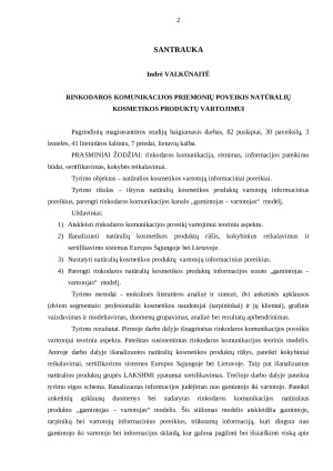 RINKODAROS KOMUNIKACIJOS PRIEMONIŲ POVEIKIS NATŪRALIŲ KOSMETIKOS PRODUKTŲ VARTOJIMUI. Paveikslėlis 2