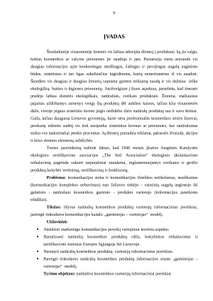 RINKODAROS KOMUNIKACIJOS PRIEMONIŲ POVEIKIS NATŪRALIŲ KOSMETIKOS PRODUKTŲ VARTOJIMUI. Paveikslėlis 9