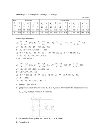 Nuoseklusis ir lygiagretusis rezistorių sujungimas. Paveikslėlis 2