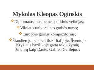 M.K.Oginskis „Priesakai sūnui” (7 kl.) Mokomoji medž. Paveikslėlis 7