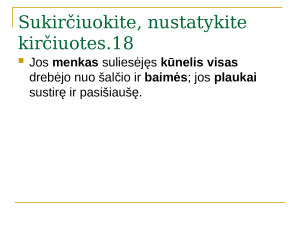 Sukirčiuoti, nustatyti kirčiuotes. Užduotys 9 kl. Paveikslėlis 3