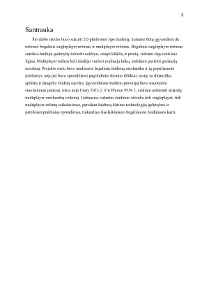Kompiuterinių žaidimų kūrimas naudojant Unity platformą. Paveikslėlis 2