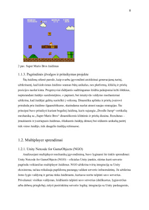 Kompiuterinių žaidimų kūrimas naudojant Unity platformą. Paveikslėlis 8