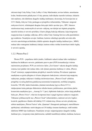 Kompiuterinių žaidimų kūrimas naudojant Unity platformą. Paveikslėlis 9