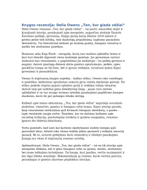 Knygos recenzija: Delia Owens „Ten, kur gieda vėžiai“