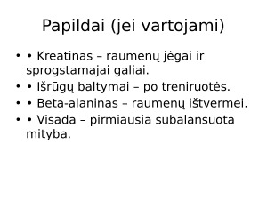 Sprinto_mitybos_reMitybos rekomendacijos sprinto sportininkuikomendacijos. Paveikslėlis 8