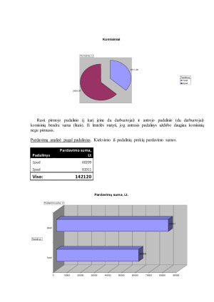 Optimizavimo uždavinių sprendimas su Excel. Pardavimų analizė. Paveikslėlis 7