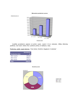 Optimizavimo uždavinių sprendimas su Excel. Pardavimų analizė. Paveikslėlis 9