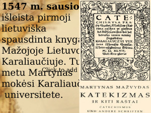 M. Mažvydas KATEKIZMAS. Paveikslėlis 3