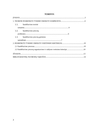 UAB „X“ ĮMONĖS SANDELIAVIMO PROCESO ANALIZĖ. Paveikslėlis 2