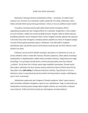 Kodėl verta laužyti stereotipus?