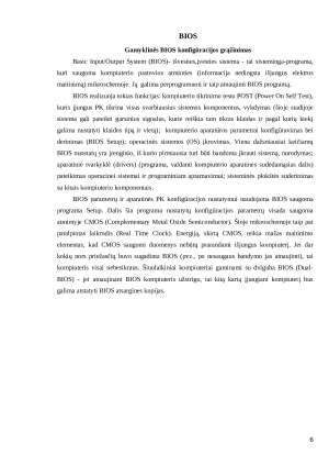 Optinio disko skaitytuvo ir BIOS konfiguracijos analizė. Paveikslėlis 6