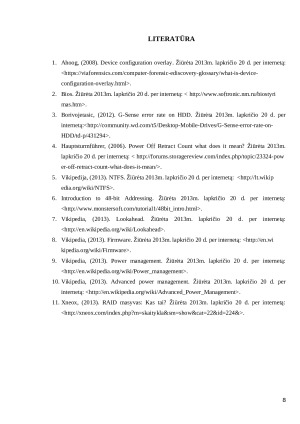 Optinio disko skaitytuvo ir BIOS konfiguracijos analizė. Paveikslėlis 8