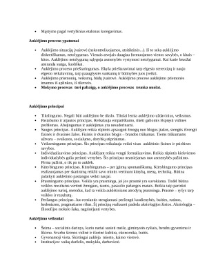 Auklėjimas yra procesas. Paveikslėlis 2