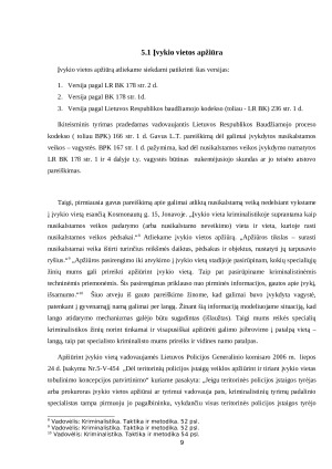 TEISĖS IR IKITEISMINIO PROCESO PROGRAMOS PRAKTIKUMAS. Paveikslėlis 9