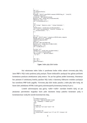 PROGRAMAVIMO PRAKTIKOS  PROJEKTAS. Paveikslėlis 9