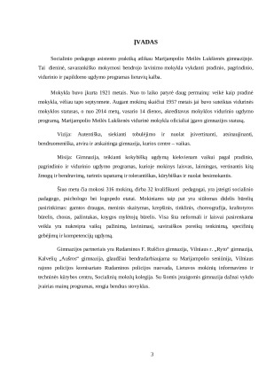 SOCIALINIO PEDAGOGO ASISTENTO PRAKTIKA. Paveikslėlis 3