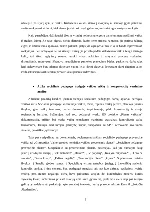 SOCIALINIO PEDAGOGO ASISTENTO PRAKTIKA. Paveikslėlis 6
