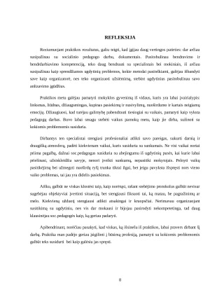 SOCIALINIO PEDAGOGO ASISTENTO PRAKTIKA. Paveikslėlis 8