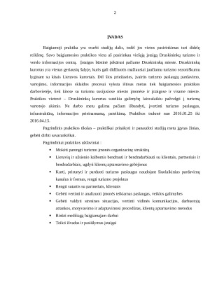 Praktikos ataskaita Švenčionių turizmo ir verslo informacijos centre. Paveikslėlis 2