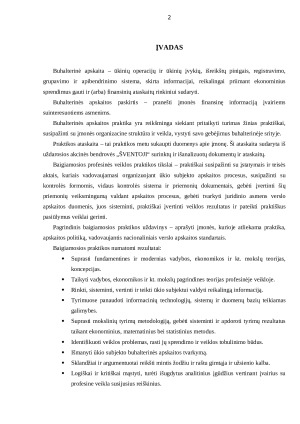 BUHALTERINĖS APSKAITOS BAIGIAMOJO PRAKTINIO MOKYMO ATASKAITA UAB ŠVENTOJI. Paveikslėlis 3