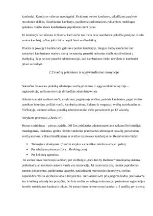 Profesinės praktikos ataskaita viešbutyje Park Inn by Radisson. Paveikslėlis 6