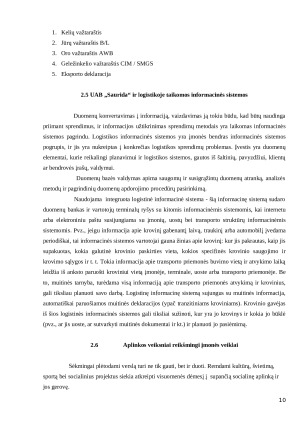 Logistikos praktikos ataskaita UAB Saurida. Paveikslėlis 10