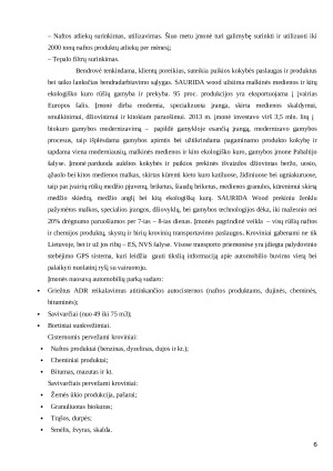 Logistikos praktikos ataskaita UAB Saurida. Paveikslėlis 6