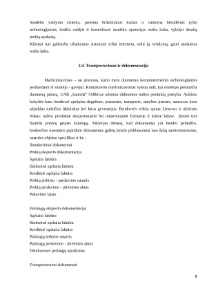 Logistikos praktikos ataskaita UAB Saurida. Paveikslėlis 9