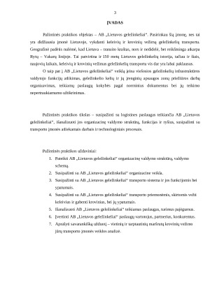 PAŽINTINĖS PRAKTIKOS ATASKAITA. TRANSPORTO VADYBA. Paveikslėlis 3