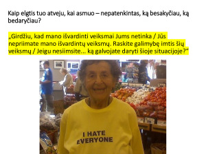 Bendravimo su pacientais ir jų artimaisiais įgūdžių tobulinimas. Paveikslėlis 9