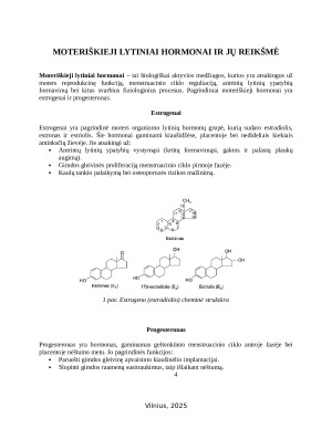 MOTERIŠKIEJI LYTINIAI HORMONAI. HORMONŲ VAIDMUO MOTERS LYTINIAM CIKLUI. Paveikslėlis 3