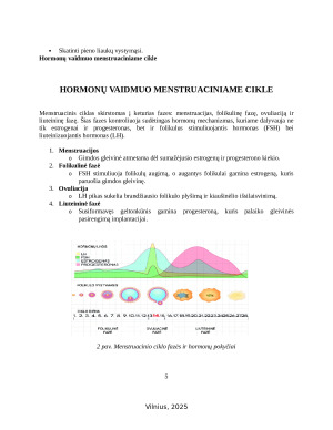 MOTERIŠKIEJI LYTINIAI HORMONAI. HORMONŲ VAIDMUO MOTERS LYTINIAM CIKLUI. Paveikslėlis 4