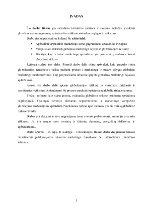 KONCEPTUALIOJI GLOBALAUS MARKETINGO ESMĖ. Paveikslėlis 3