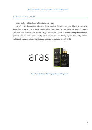 ,,RASOS‘‘ IR ,,ARO‘‘ KOSMETIKOS ANALIZĖ IR NAUJAS VIZUALINIS SPRENDIMAS. Paveikslėlis 6