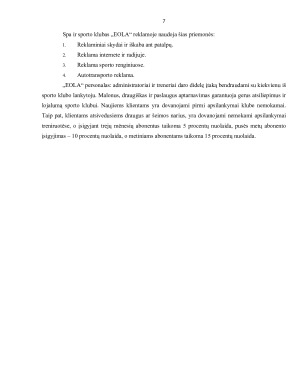 „EOLA“ RINKODAROS KOMPLEKSO ANALIZĖ. Paveikslėlis 7