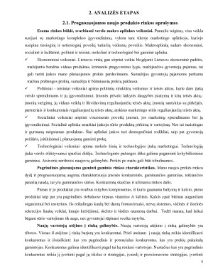 „MOZZARELLA SŪRIS SU DŽIOVINTAIS POMIDORAIS IR ČESNAKAIS“ ĮVEDIMAS Į RINKĄ. Paveikslėlis 5