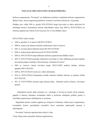 „Novaturas“ PASLAUGŲ PASIŪLOS DIFERENCIJAVIMAS, POZICIONAVIMAS  IR KOMUNIKACIJA. Paveikslėlis 4