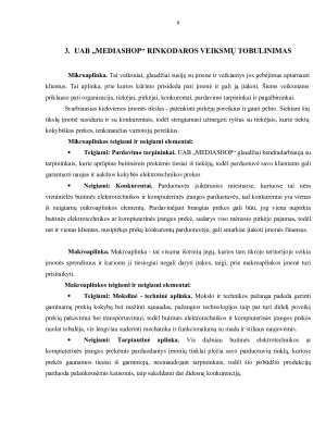 „UAB MEDIASHOP“ RINKODAROS KOMPLEKSO ANALIZĖ. Paveikslėlis 9