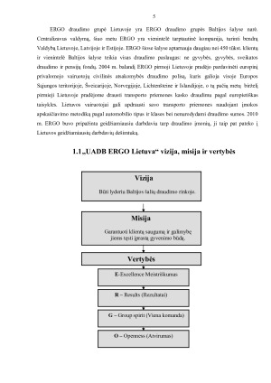 „UADB ERGO Lietuva“ rinkodaros veiklos analizė. Paveikslėlis 5