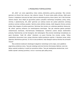 AB „Alita“ įmonės marketingo analizė. Paveikslėlis 6