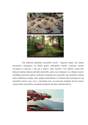 Automobilių reklamų analizė. Paveikslėlis 5