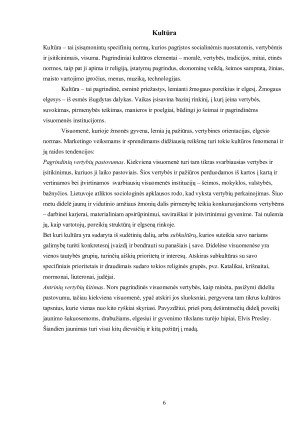 SOCIALINĖ-KULTŪRINĖ APLINKA. Paveikslėlis 6