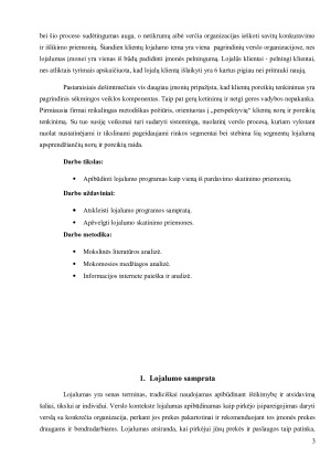 Lojalumo programos, kaip viena iš pardavimų skatinimo priemonių. Paveikslėlis 3
