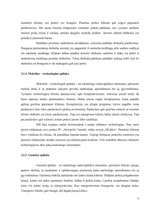MARKETINGO STRATEGIJOS PARENGIMAS UAB „KINTVILĖ“ ĮMONĖJE. Paveikslėlis 9