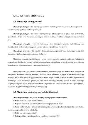 MARKETINGO STRATEGIJŲ YPATUMAI. Paveikslėlis 4