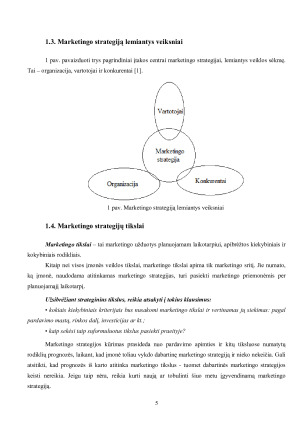 MARKETINGO STRATEGIJŲ YPATUMAI. Paveikslėlis 5
