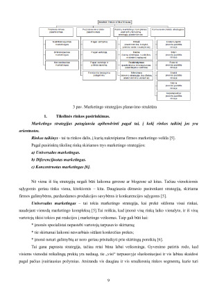 MARKETINGO STRATEGIJŲ YPATUMAI. Paveikslėlis 9