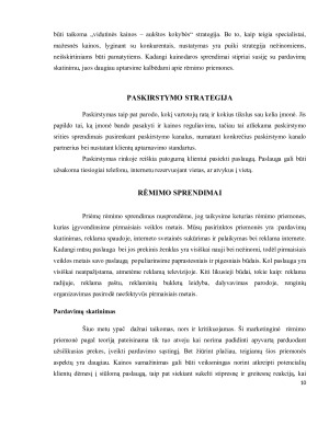 NAUJOS PASLAUGOS ĮVEDIMO Į RINKĄ MARKETINGO PLANAS. Paveikslėlis 10